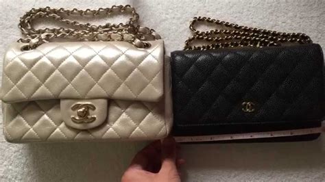 chanel mini vs woc|Mini Bag Show Down: Chanel Mini Classic Flap vs Wallet on Chain.